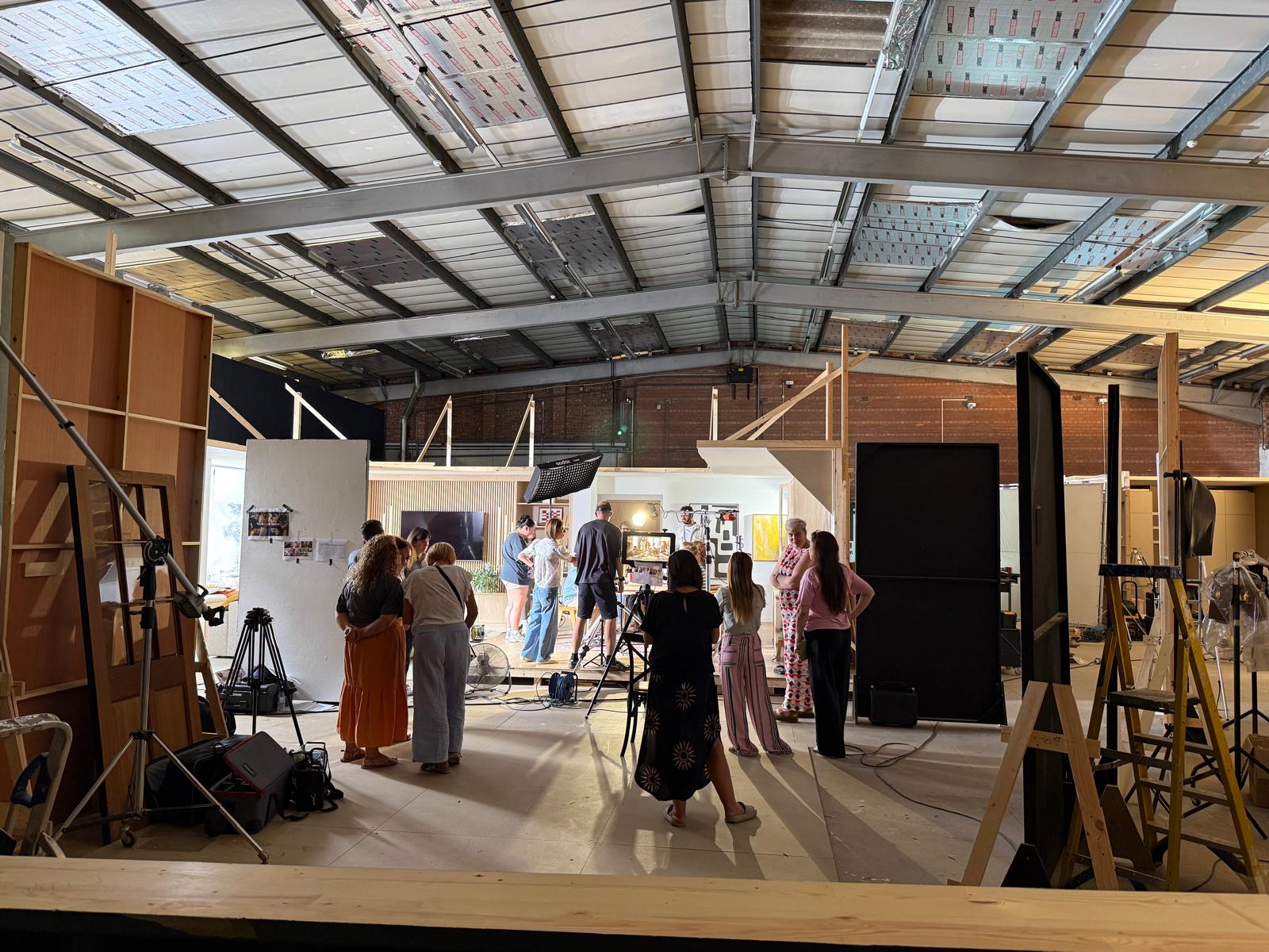 Behind the scenes Sharps shoot Rig2